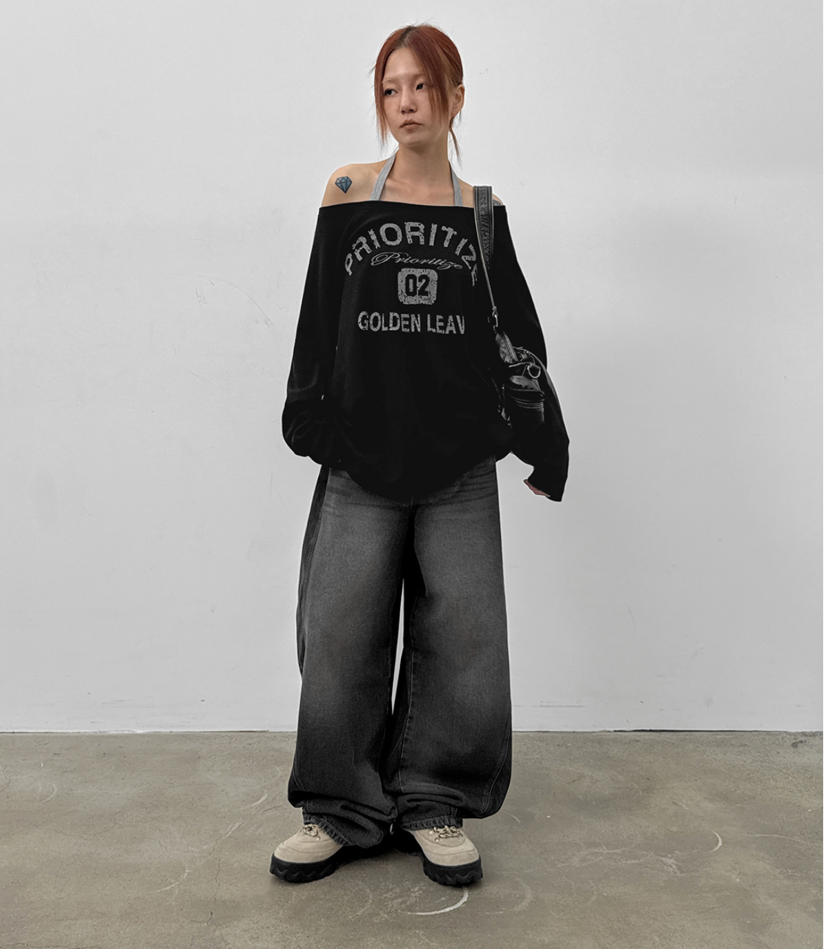 韓國 blackup 復古水洗 彎刀氣球褲 牛仔寬褲 五色