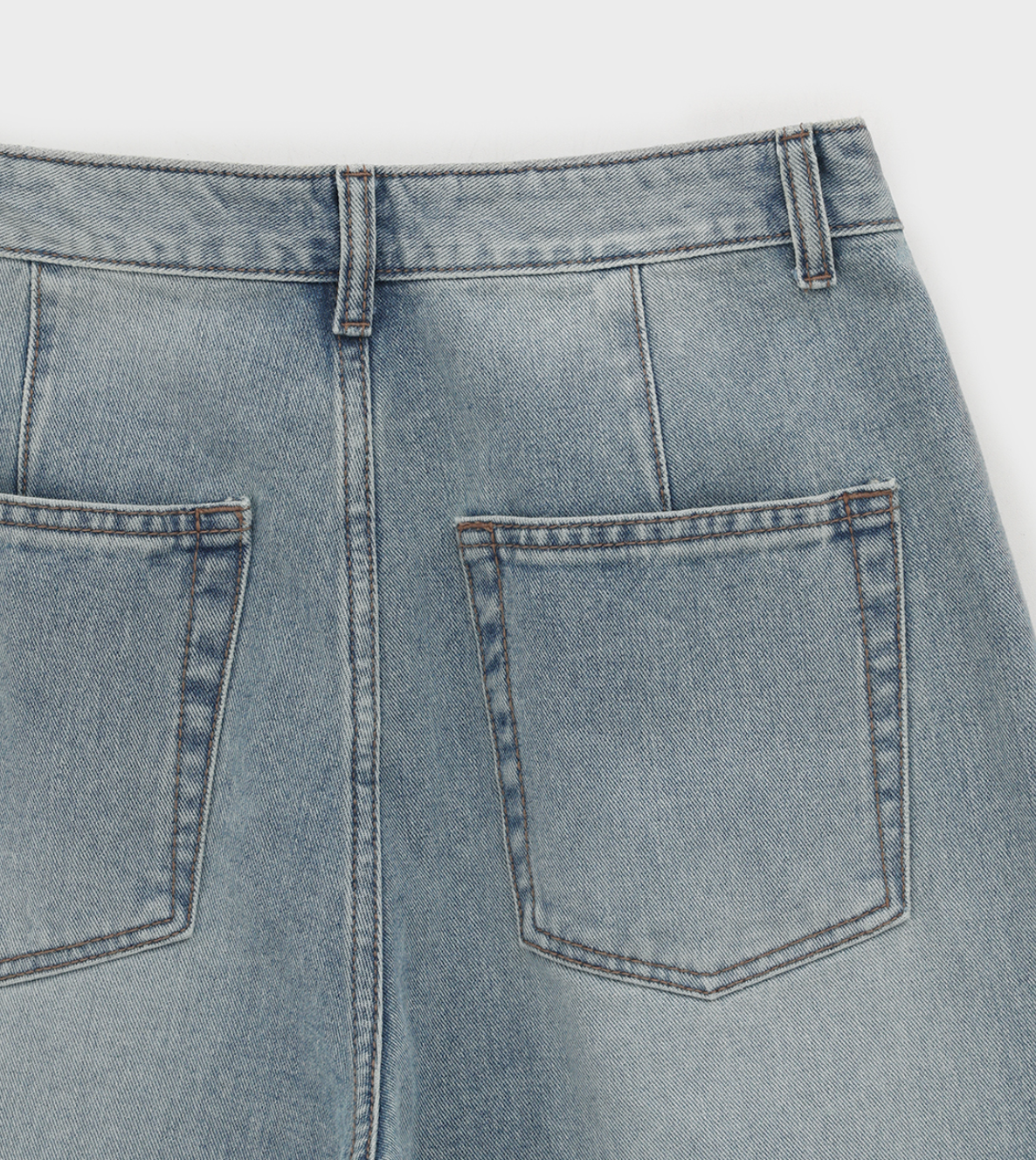 韓國 blackup 復古水洗 彎刀氣球褲 牛仔寬褲 五色