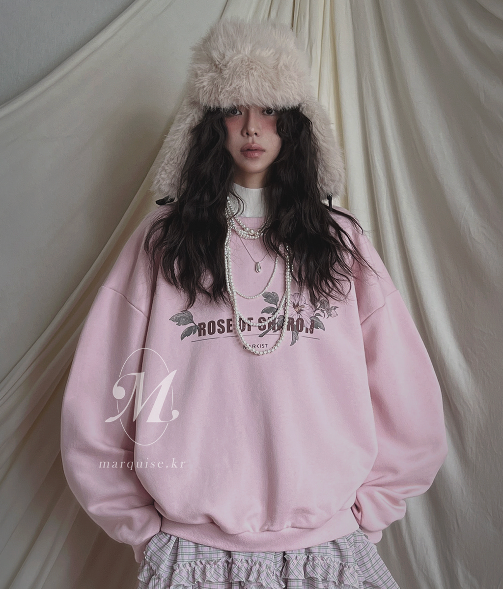 韓國Marquise oversized 落肩袖大學Tee