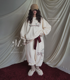 韓國Marquise oversized 落肩袖大學Tee