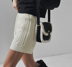 韓國 streets lagirl 羊羔毛麂皮相機包