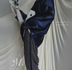 韓國 Marquise oversized蕾絲刺繡 88 紀念球衣 長Tee