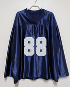 韓國 Marquise oversized蕾絲刺繡 88 紀念球衣 長Tee