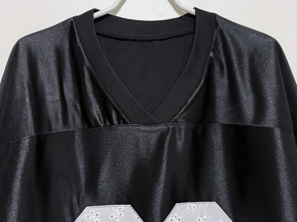 韓國 Marquise oversized蕾絲刺繡 88 紀念球衣 長Tee