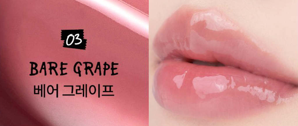 Rom&nd × ZO&FRIENDS 聯名 玻璃光唇釉 + 貼紙 +透明管身 1+1+1