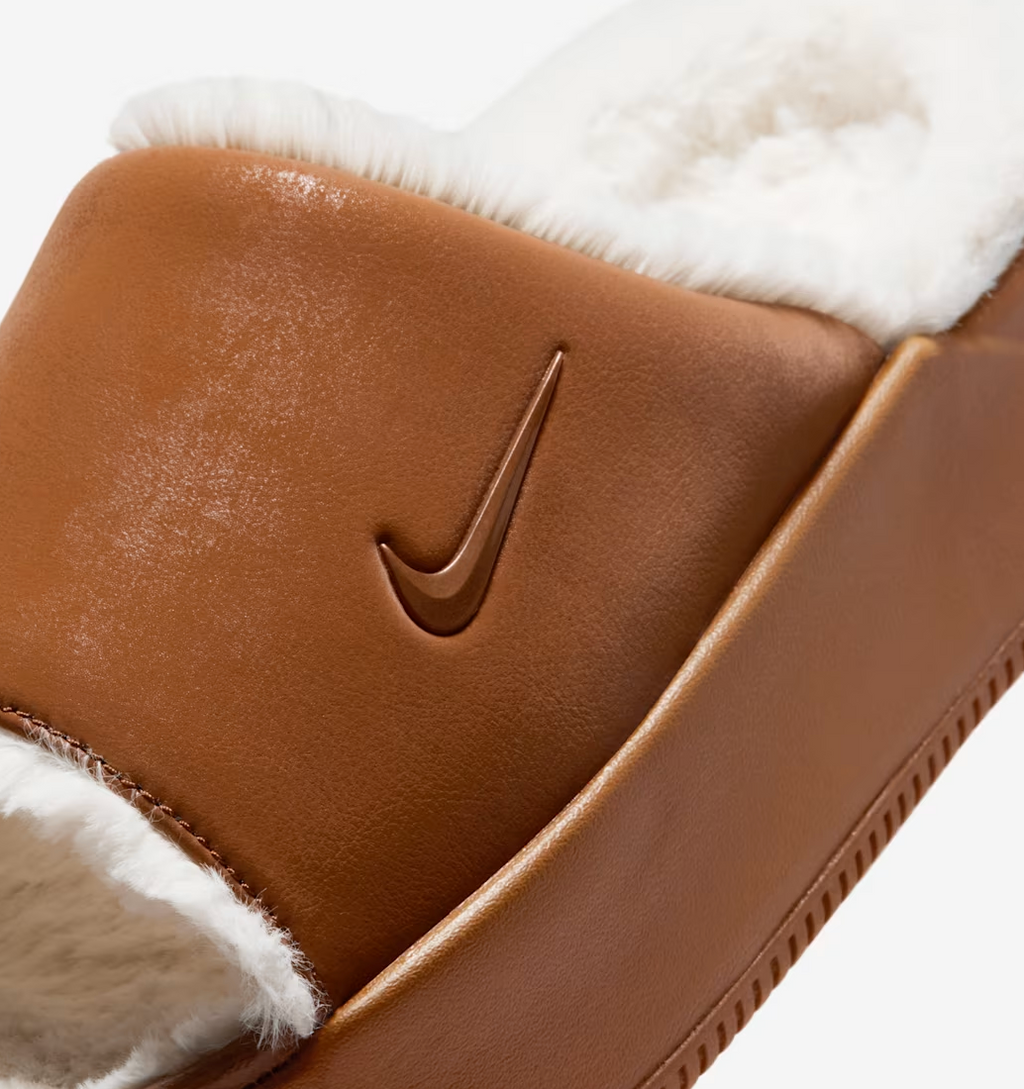 韓國限定 Nike Calm Elevation Fur 毛毛厚底拖鞋