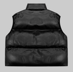 韓國 streetfs lagirl 皮革羽絨背心