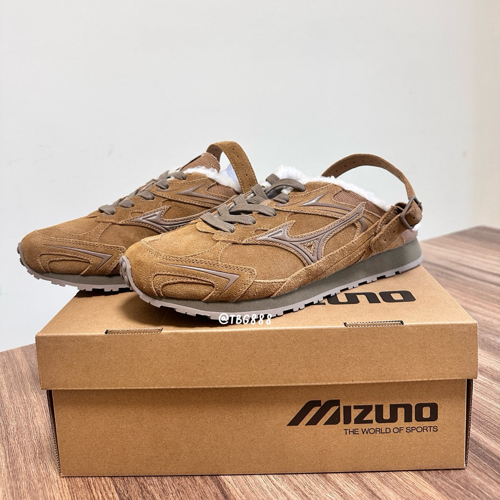 MIZUNO LG 60S SLIPPER 美津濃 毛毛 穆勒鞋 有後鉤喔～